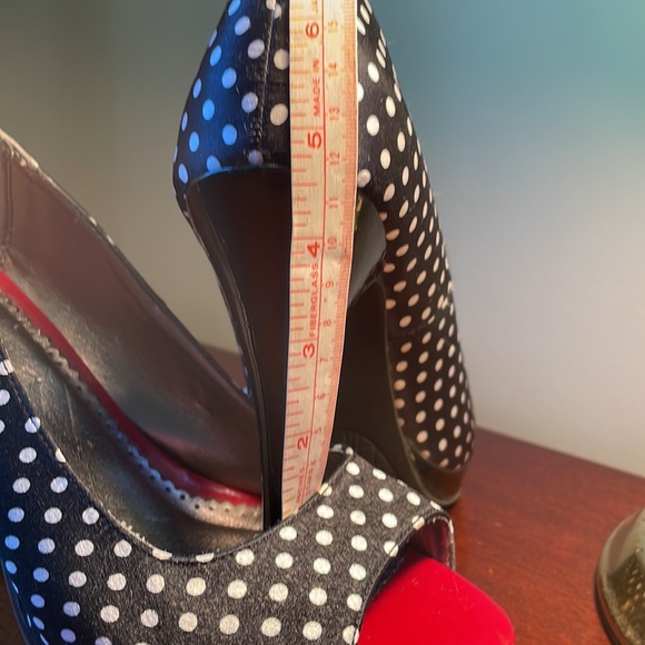 Rampage Black & White high heels Size 9 1/2 - Picture 9 of 12